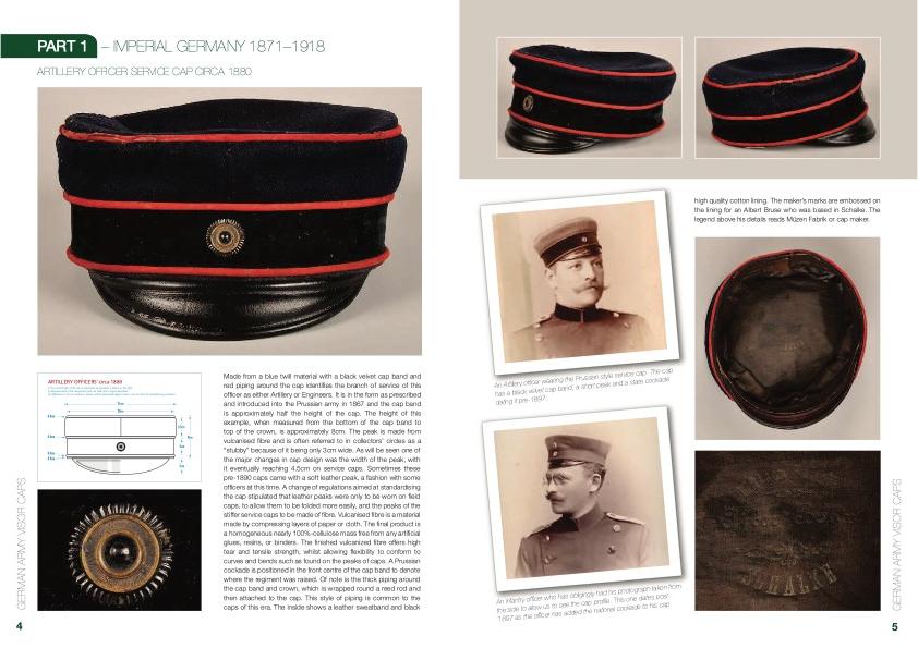 German Army Visor Caps 1871-1945